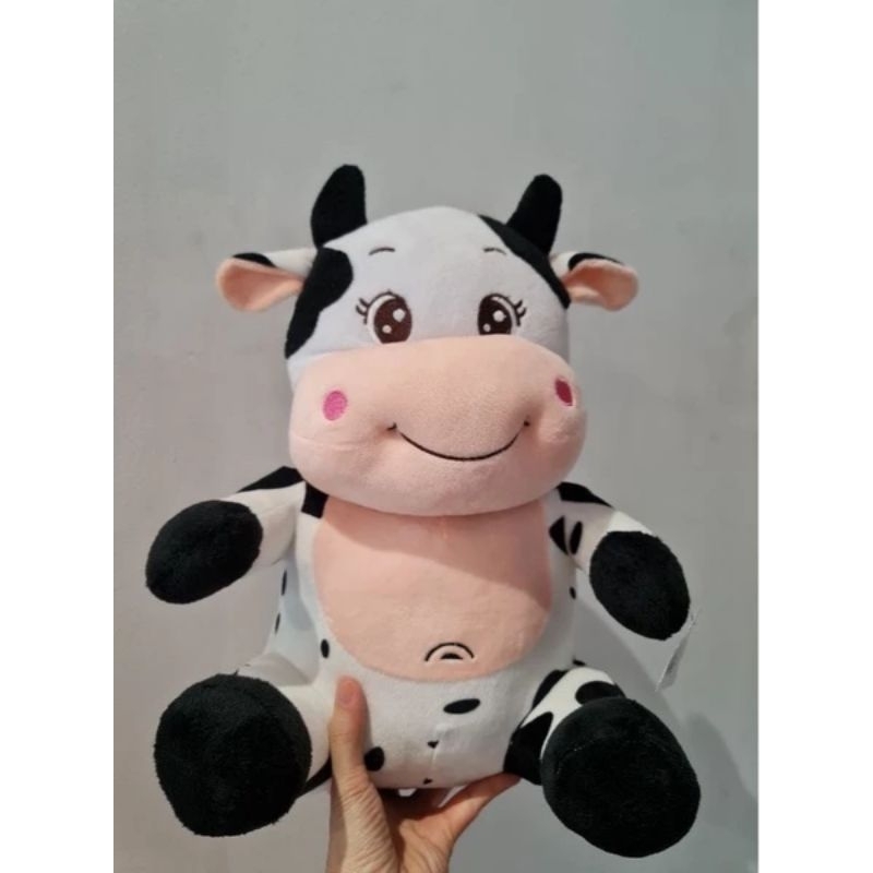Boneka Sapi Cimory Sitting (40cm )Hitam Putih