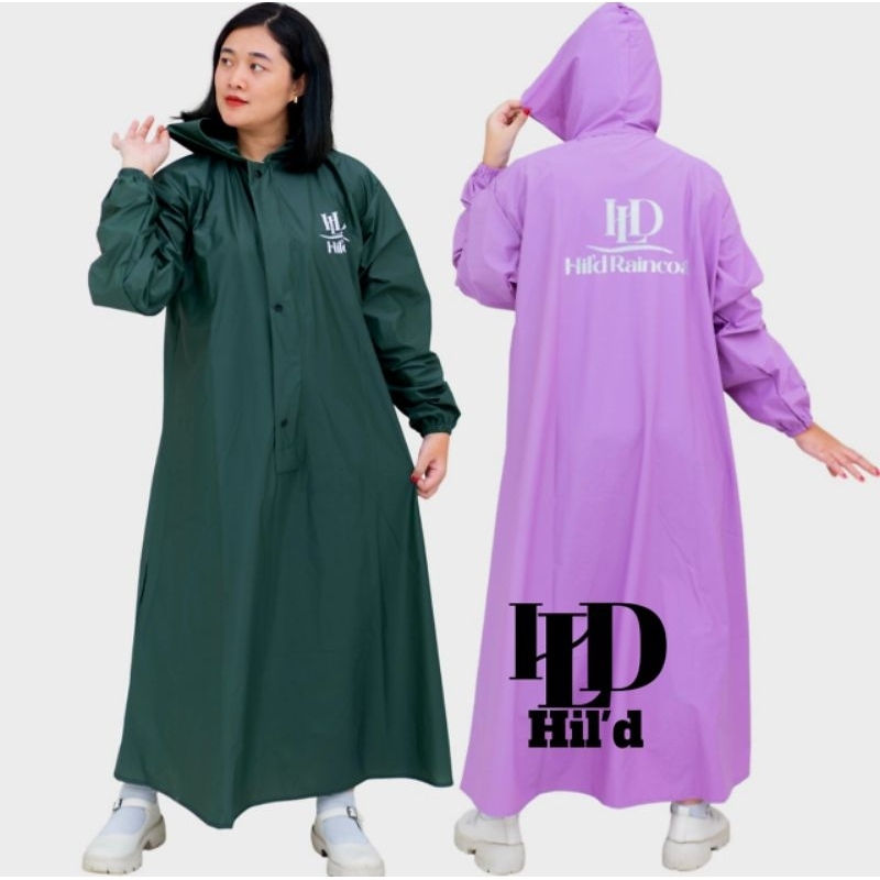 Mantel Gamis Syar'i Wanita Muslimah / Mantel Wanita Jumbo Waterproof Bahan PVC Anti Rembes