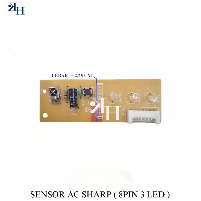 SENSOR AC SHARP 8 PIN 3 LED / MODUL AC SHARP MODUL SENSOR