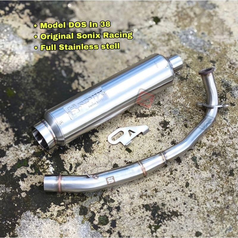 Knalpot Racing Model DOS Nmax Aerox Pcx Vario Adv Lexi Original Sonix
