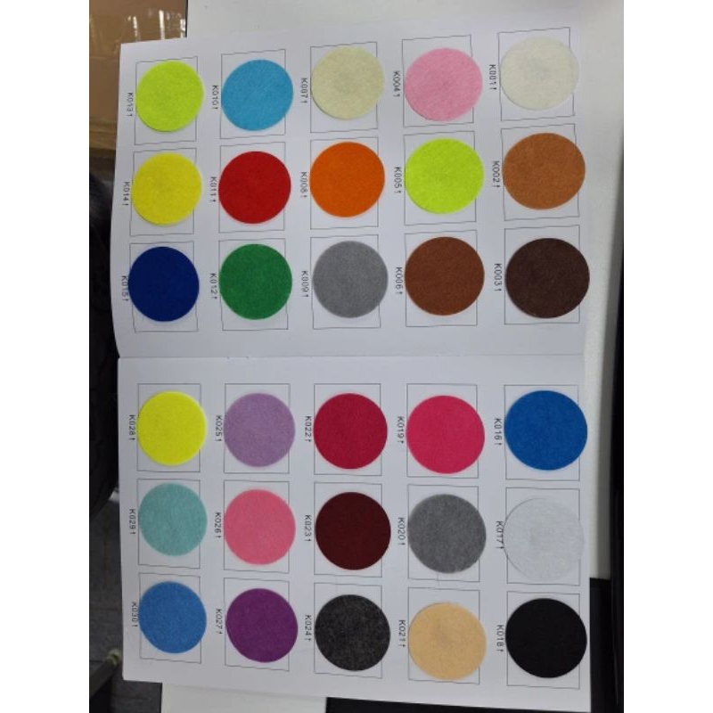 

Katalog Hard Felt / Korean Hardfelt isi 20 warna lengkap