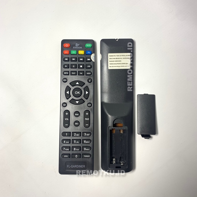 Remote Receiver K-Vision Optus K-Vision LGsat Kvision Gardiner Remote K-Vision GOL