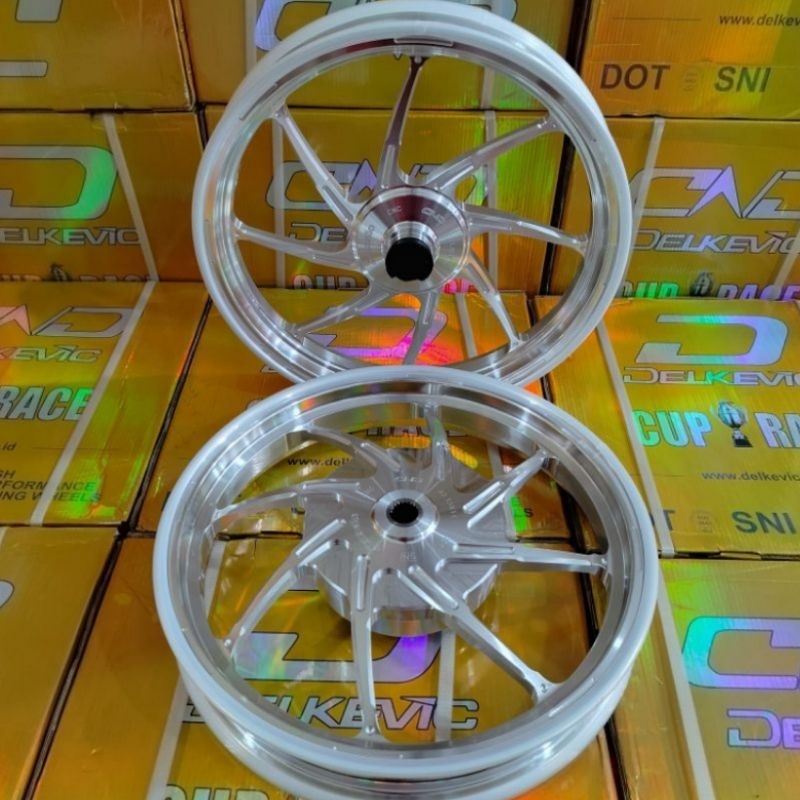 pelek velg delkevic m8 D series ring 14 mio m3 fino Vario beat Scoopy spacy Vario 125 Vario 150 Vari