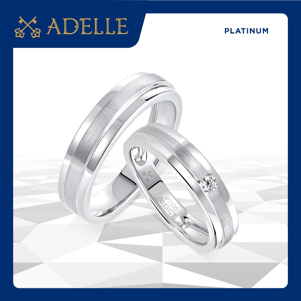 Cincin Pernikahan Adelle Jewellery - Plato Wedding Ring - Cincin Pernikahan
