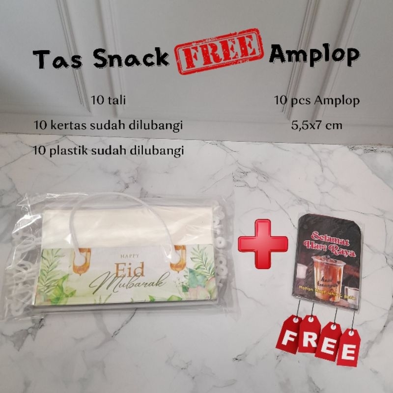 

[Sedang] Tas Plastik Hampers THR Lebaran FREE Amplop
