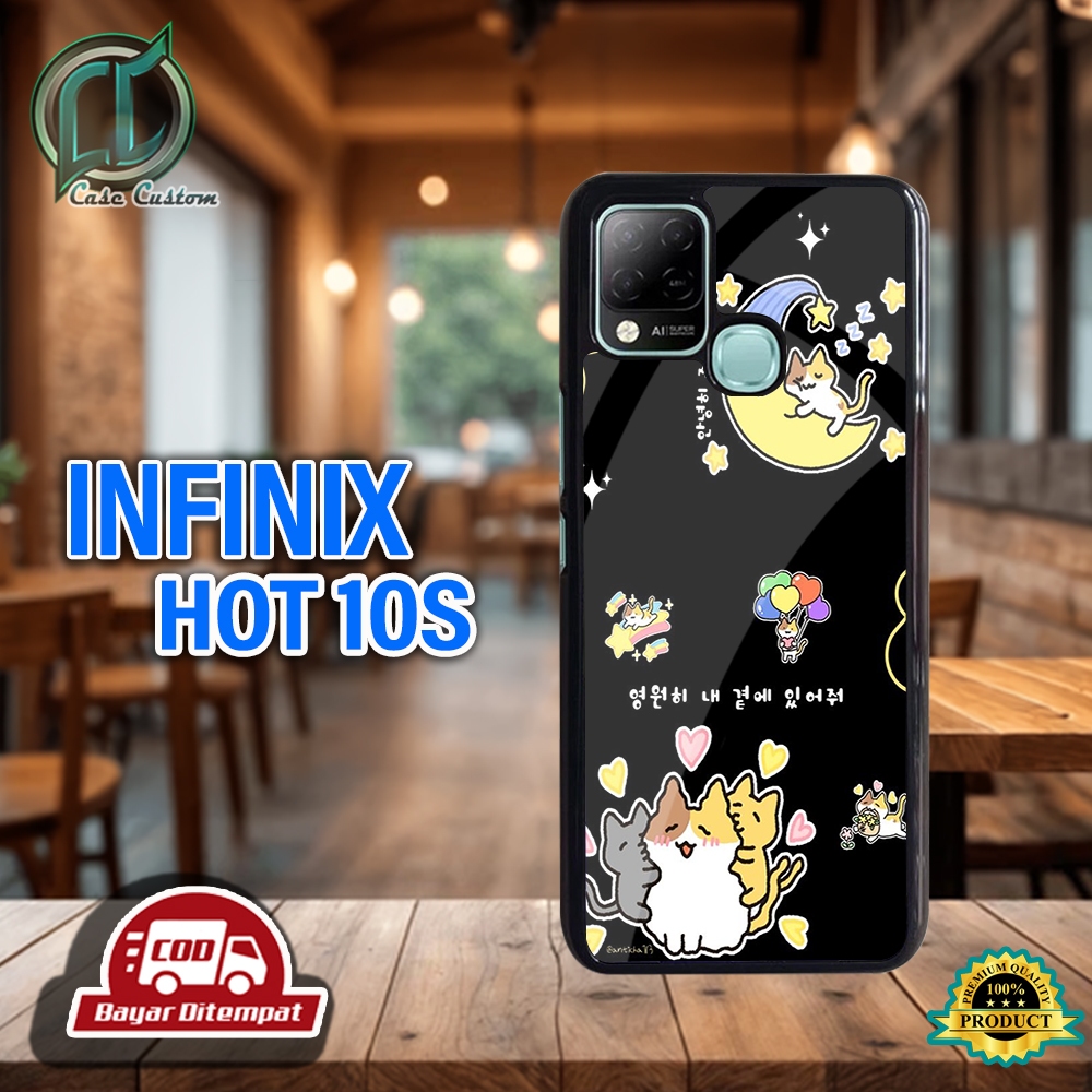 Case INFINIX HOT 10S Bisa Untuk Semua Type hp Juga _Terbaru Case Kilau _Case Custom_Hardcase 2D Glos