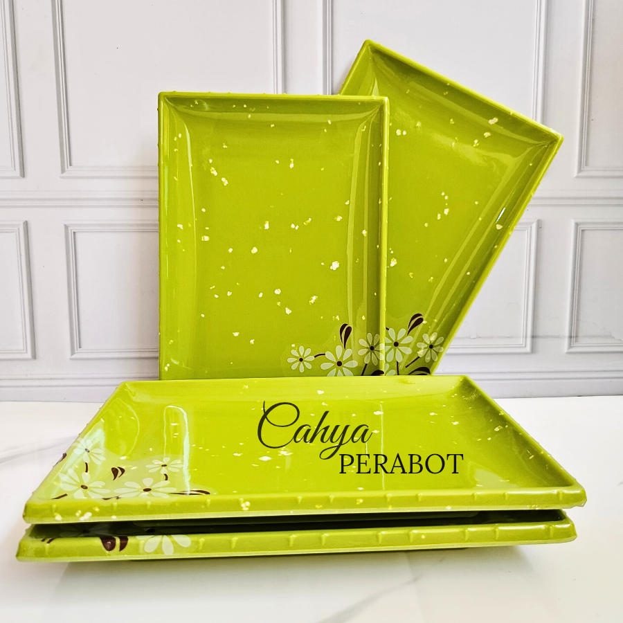 MURAH 3 PCS PIRING SAJI SHUSI MELAMIN TEBAL PIRING SAJI MIE GACOAN TERLARIS