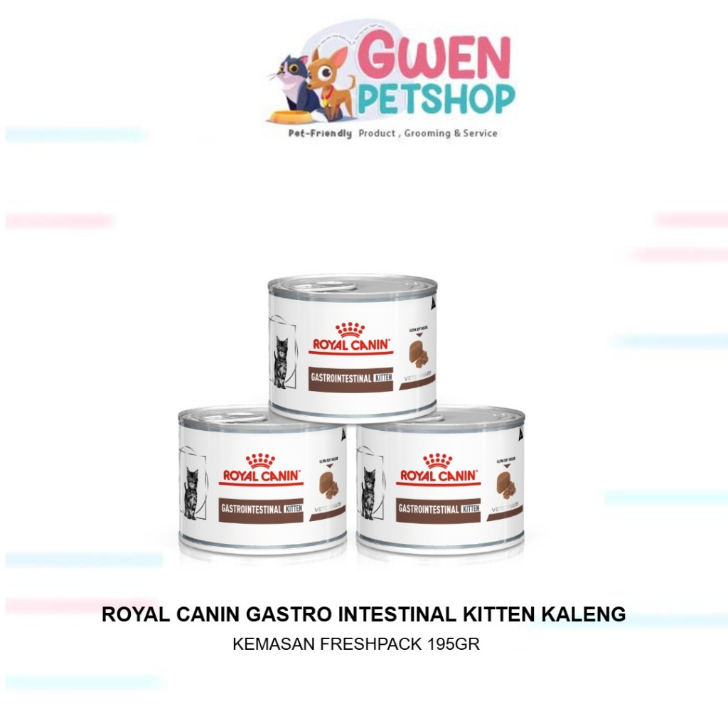 ROYAL CANIN GASTRO INTESTINAL KITTEN 195GR WETFOOD FRESHPACK
