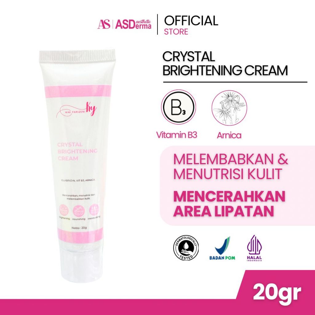 Asderma Aesthetic Crystal Brightening Cream 20gr