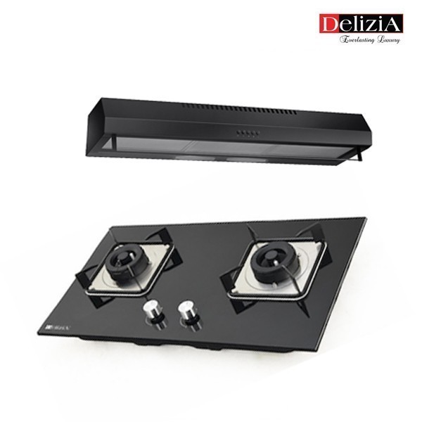 Delizia Kompor Tanam 2 tungku / Built-in Gas Hob 72 Cm BGH72.C1BG
