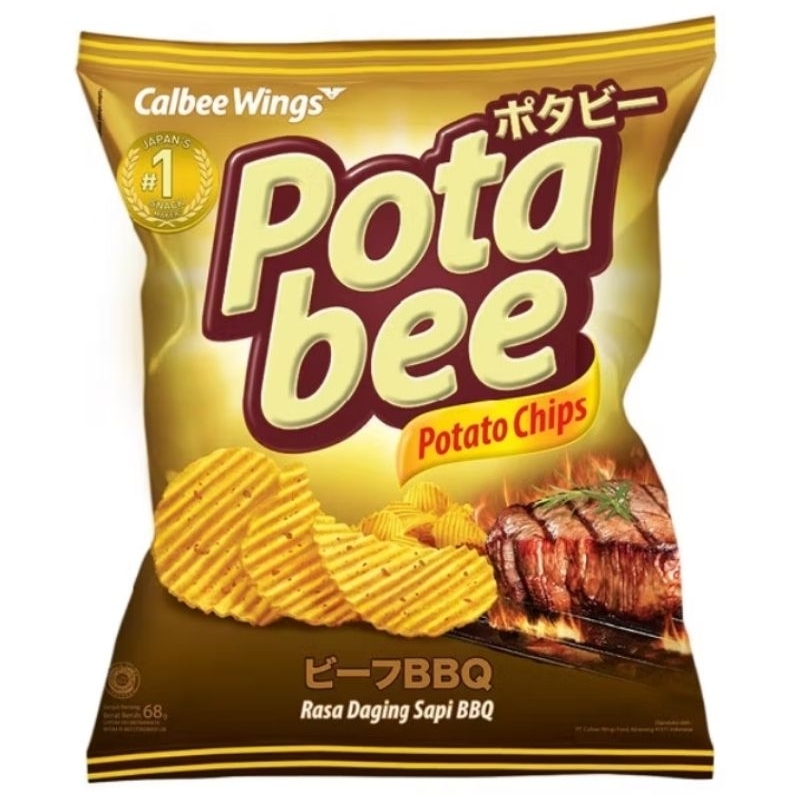 

POTABEE Snack Keripik kentang BARBEQUE - Netto 68 gram