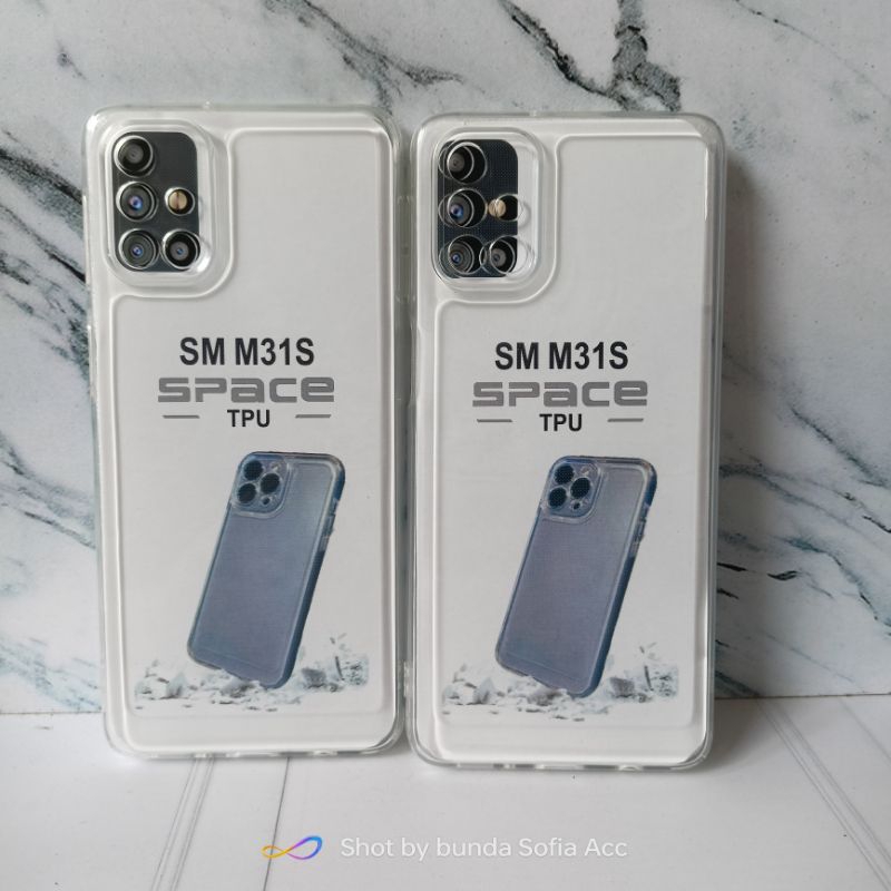 Softcase Casing SAMSUNG M31S Selikon Bening Trasparan Pelindung belakang HP+Camera