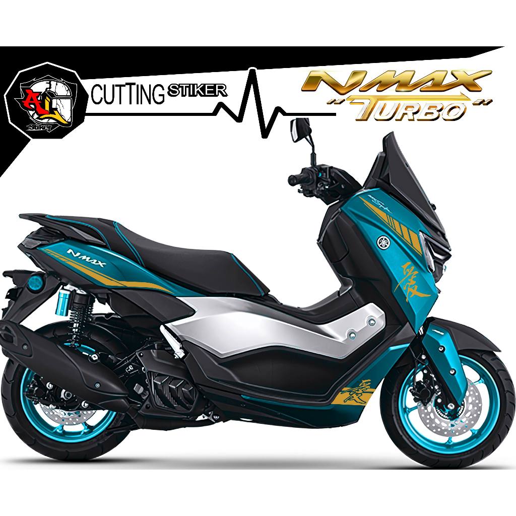STICKER CUTTING/STIKER NMAX TURBO/508/STRIPING NEW NMAX 2024,2025/STIKER MOTOR,SEPEDA,KERETA/SETIKER