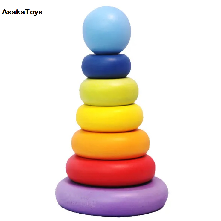 Menara Donat Dusty - Mainan Anak Paud APE - Asakatoys