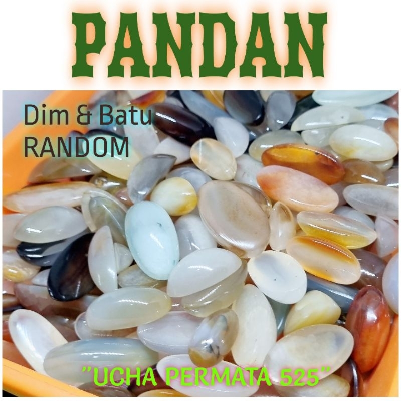 Batu akik pandan asli natural