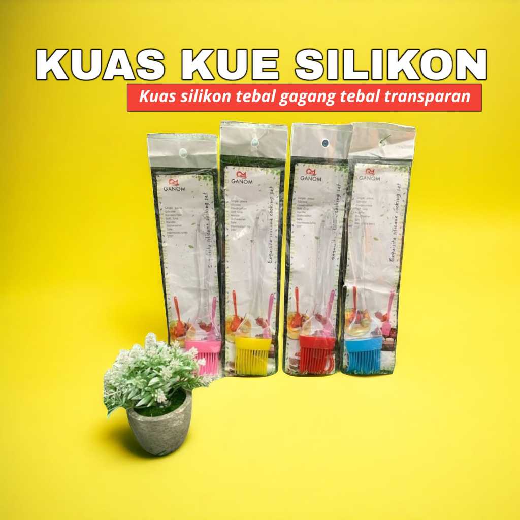 Kuas Kue Silikon / Kuas Mentega / Spatula Dan Kuas Kue Set Bahan Silicone / Kuas Butter Mentega