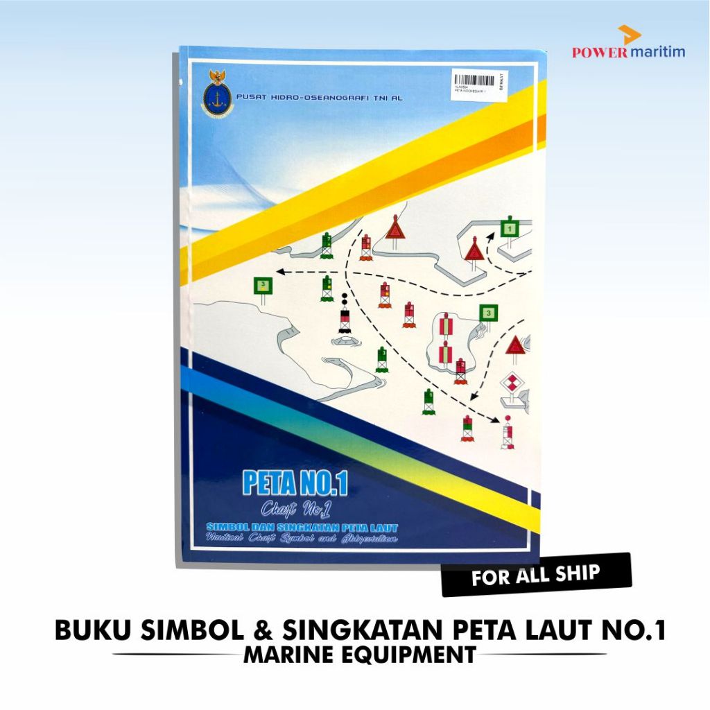 

Buku Peta Indonesia No 1 Simbol Singkatan Peta Laut Hidroos Marine Book