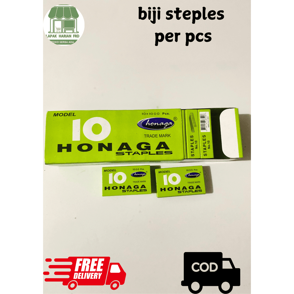 

Isi steples kecil No 10 HONAGA ISI 1000pcs / stepler, steples, hekter