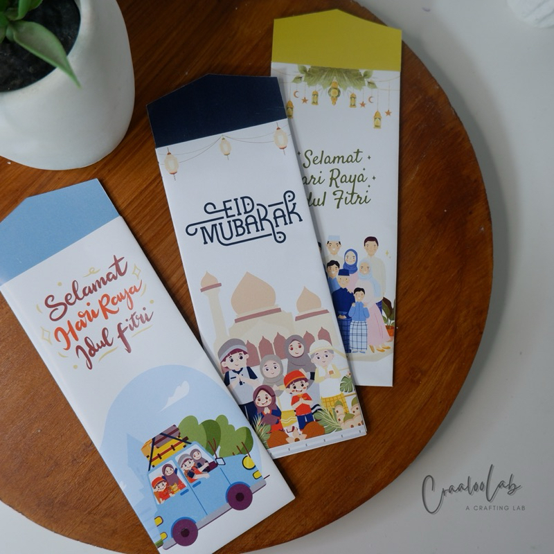 10 pcs AMPLOP LEBARAN BESAR - AMPLOP TEBAL - AMPLOP UANG KERTAS - AMPLOP UANG LEBARAN - AMPLOP LIPAT