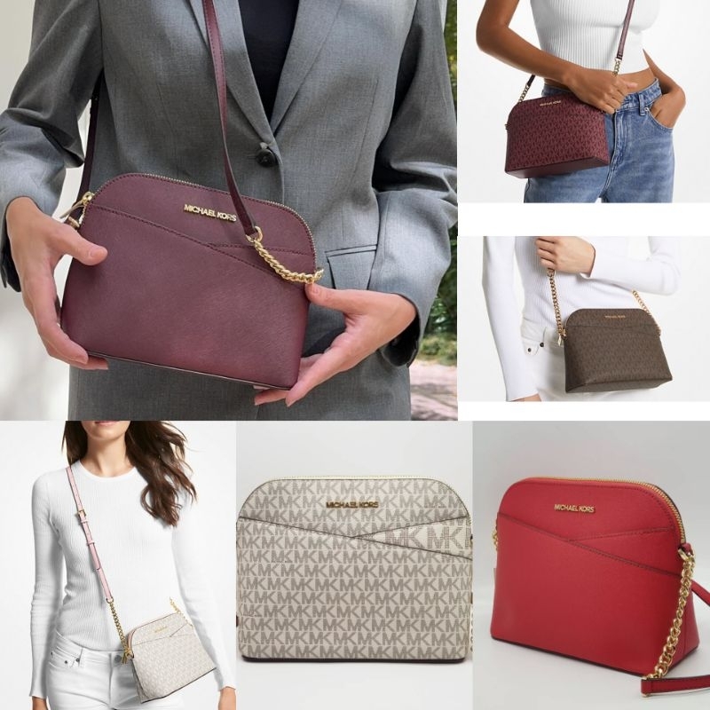 [B_Kashopping] M K  Jet Set Travel Medium Dome Crossbody