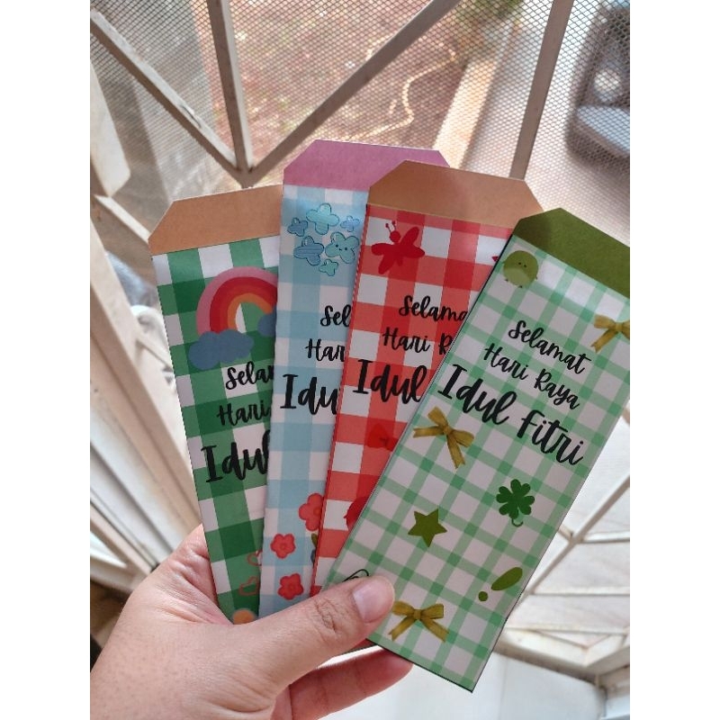 

Amplop Lebaran Motif Gingham Elegan Unik Kekinian - 10 Pcs