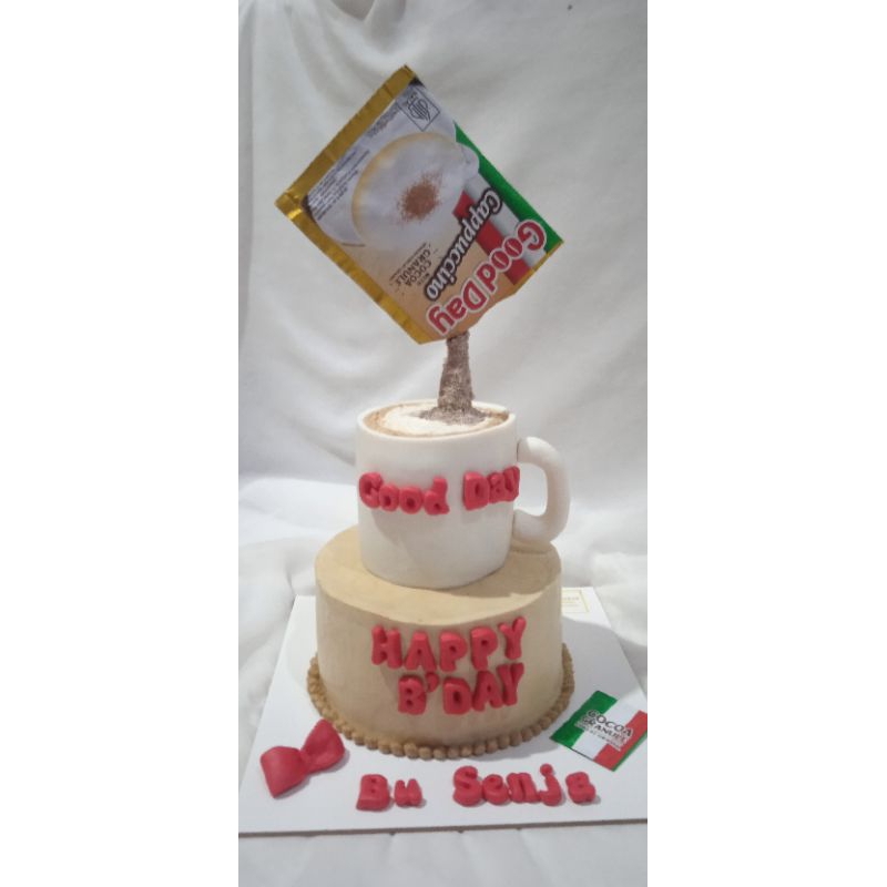 

kue ulang tahun tema kopi