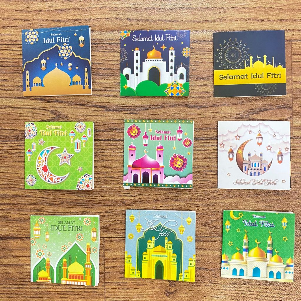 Greeting Card Idul Fitri / Kartu Ucapan Hampers Lebaran Amplop