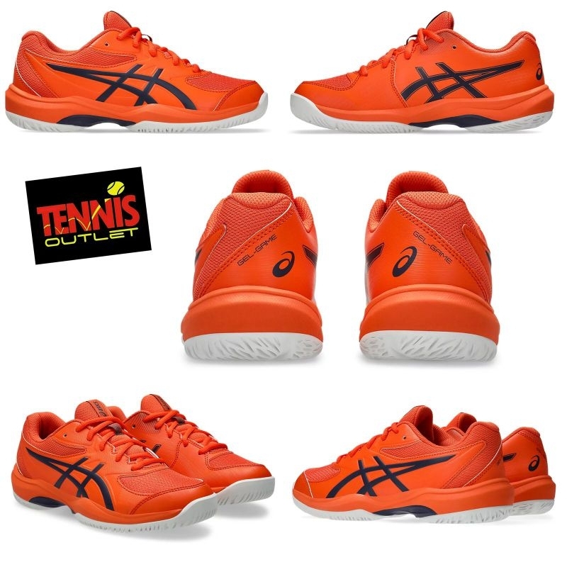 Asics Gel Game GS Nova Orange/Indigo Fog