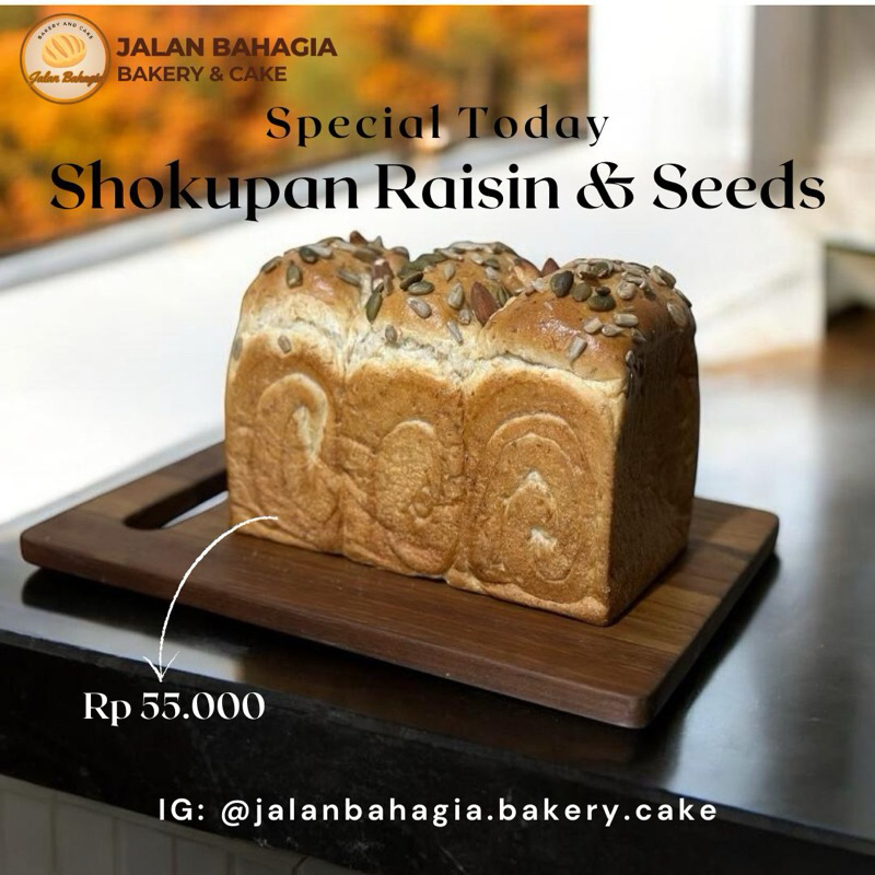 

Shokupan Raisin & Nut & Seed Bites