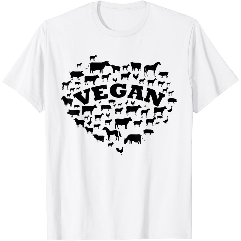 Kaos Hadiah Petani yang Luar Biasa, Cinta Hewan Ternak Vegan