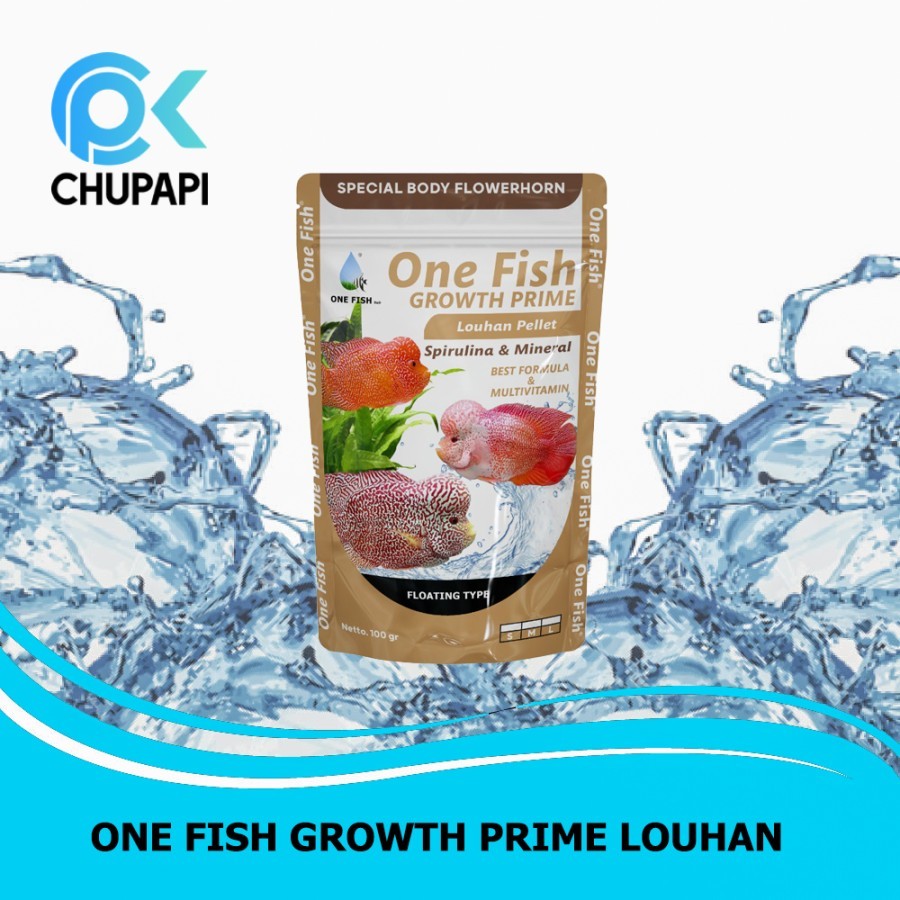 PELLET IKAN LOUHAN GROWTH/BODY PRIME LOHAN - ONE FISH