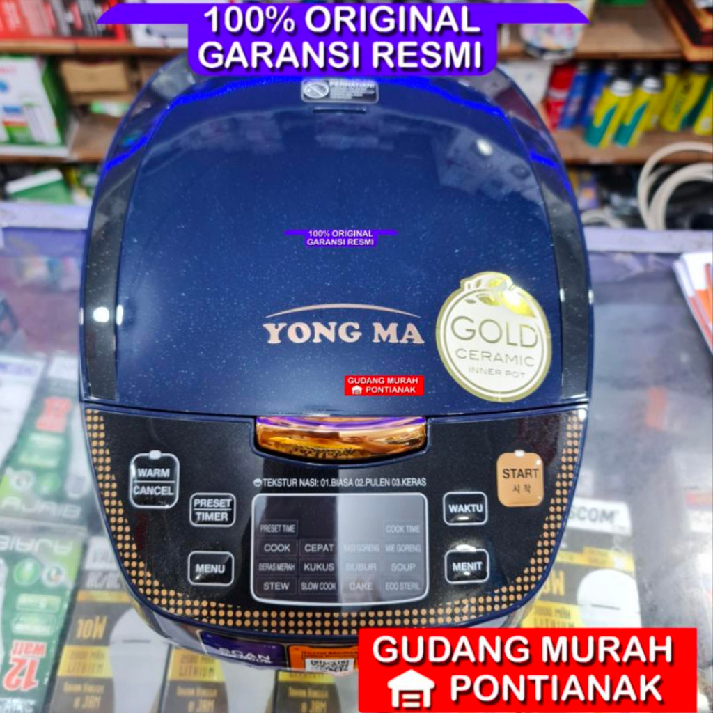Rice cooker Yong Ma digital SMC 8017 / Magic com Yong ma digital 2Liter /magic com multifungsi
