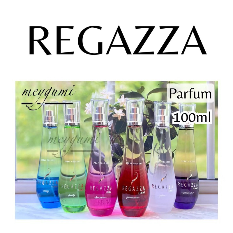 REGAZZA PARFUM  Spray Cologne 100ml - Parfum tahan lama | Femme Spray Cologne | packing kardus + bub