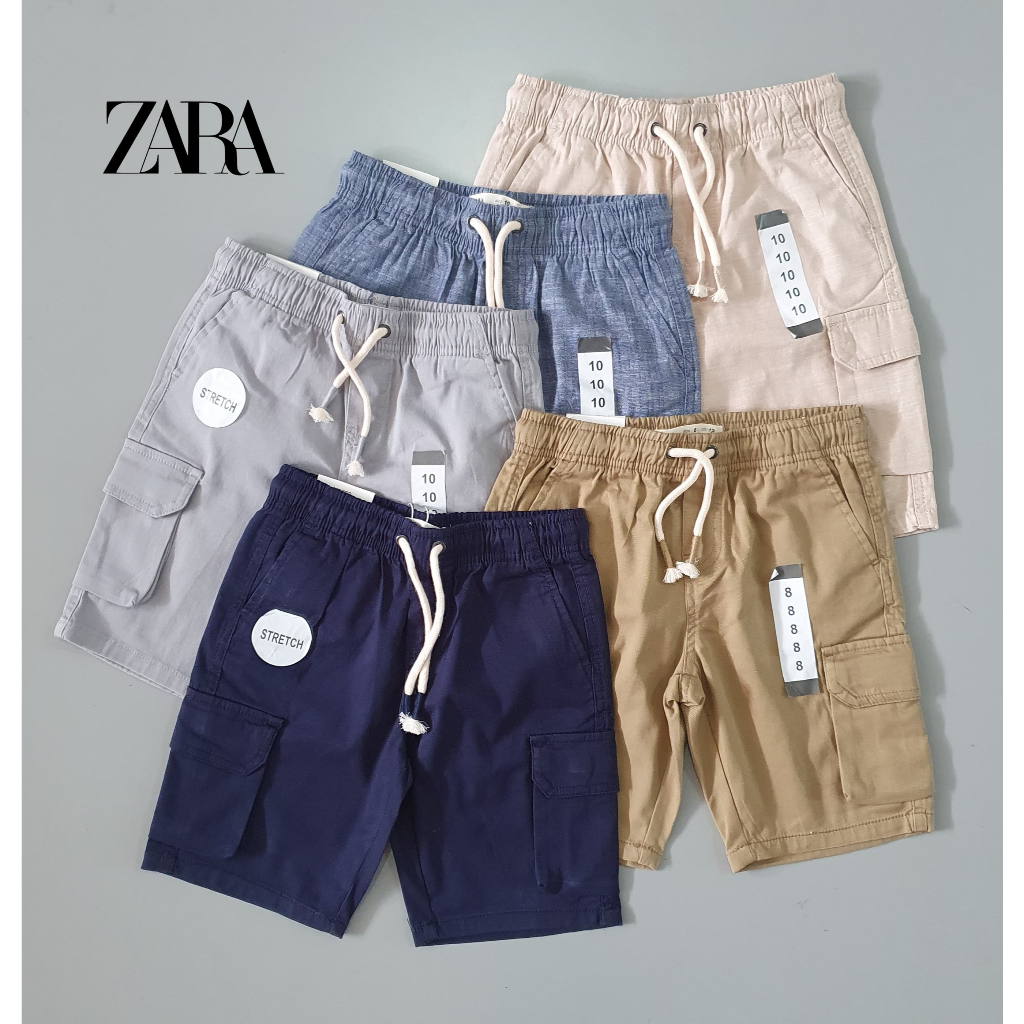 Zara Celana Pendek Anak Laki-Laki Polos