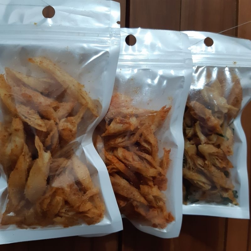 

LUMRING Kripik Lumpia Kering gurih pedas 40g kemasan kecil murah