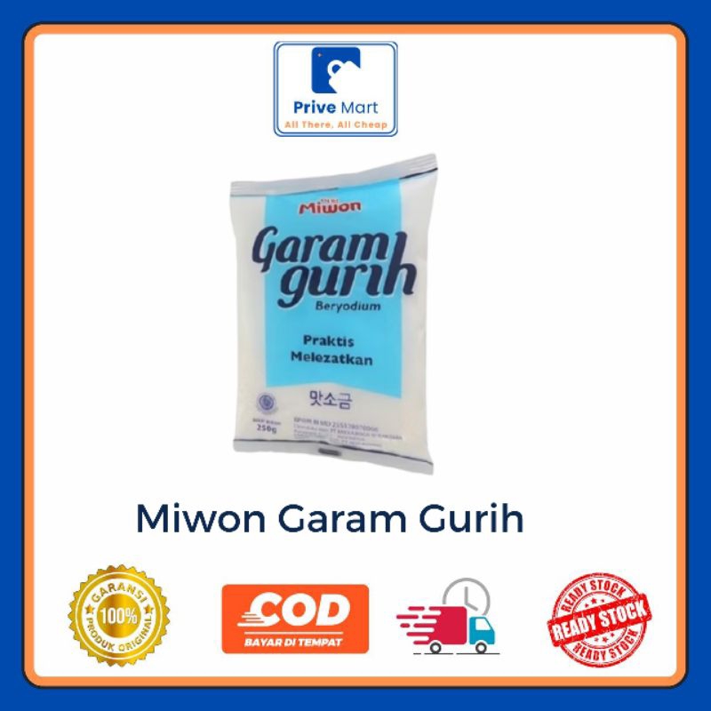 

Miwon Garam Gurih 250g Prive Mart