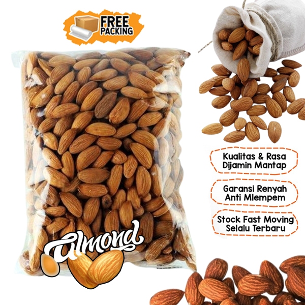 

Kacang Almond Kupas Panggang Almon Roasted Mix Kacang Mete Pistachio