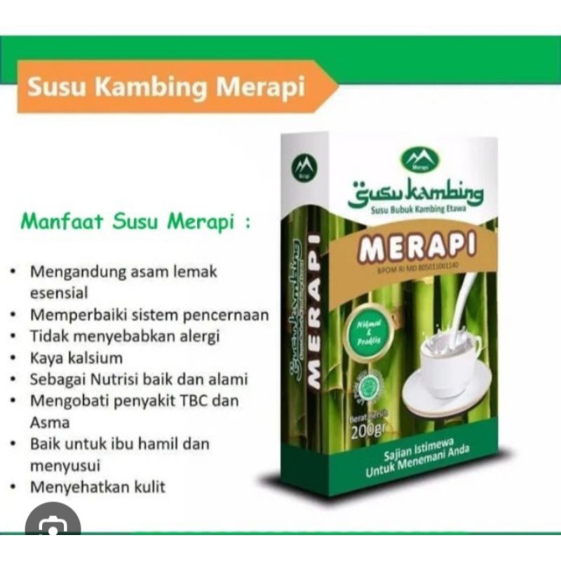 

Susu Kambing Merapi 200gr