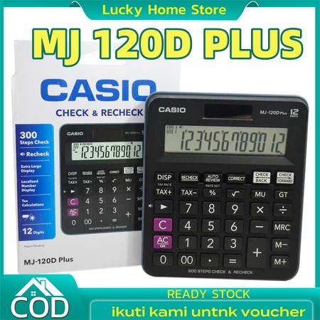 

Kalkulator Scientific Casio MJ 120D PLUS CHECK CORRECT