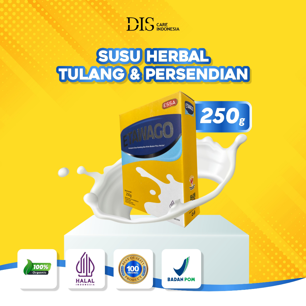 

ETAWAGO - Susu Herbal untuk Kesehatan Tulang dan Persendian Isi 250 gram