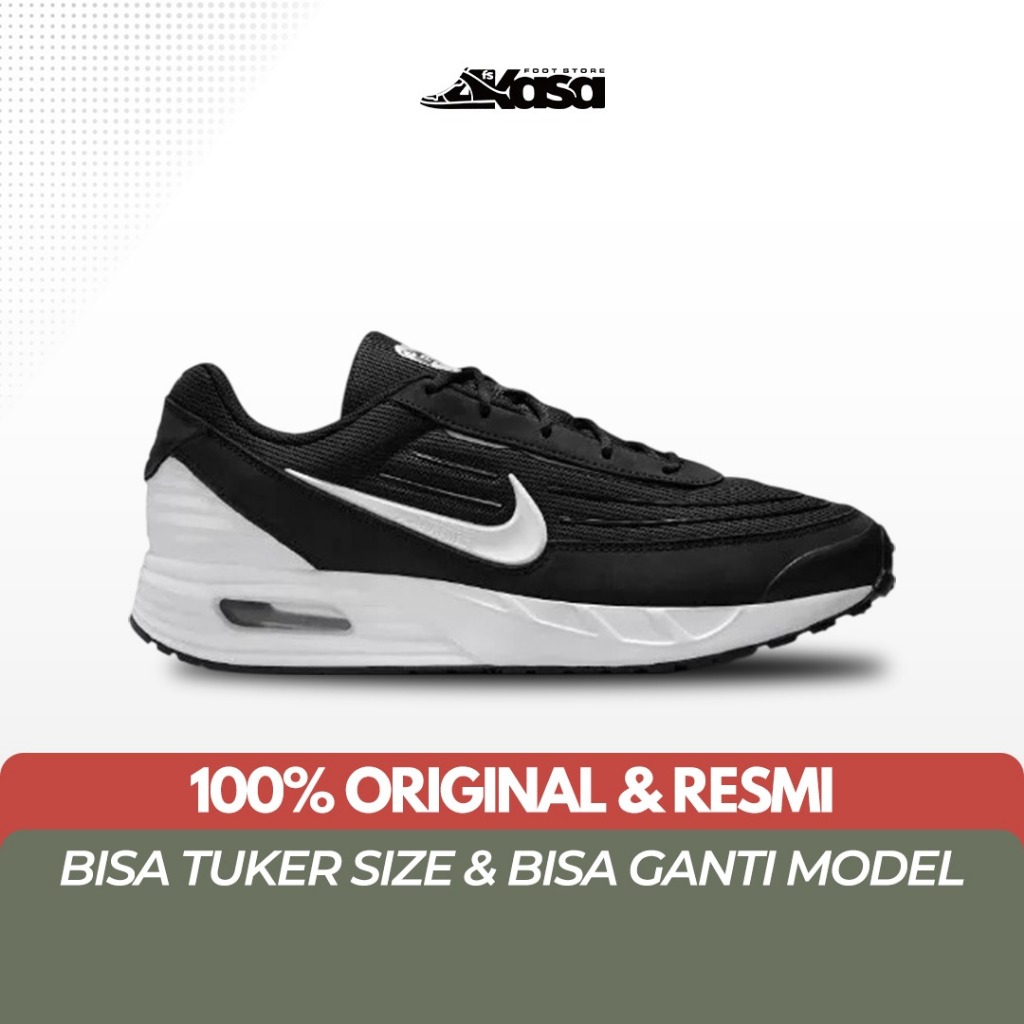 Sepatu Sneakers Pria Nike Air Max Verse Black White