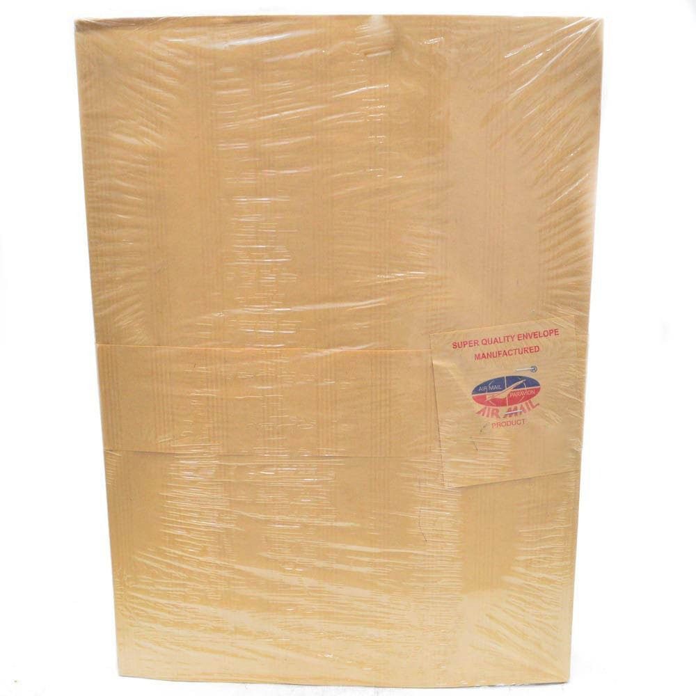 

Airmail (ASLI) Ukuran Folio Amplop Coklat Salur / Brown Envelope / Amplop Samson Tanpa Lem isi 100 Lembar