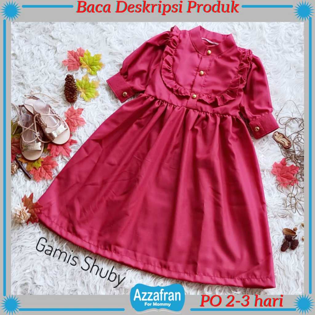 Gamis Shuby & Koko Taliban | Baju Katun Couple Anak Perempuan Seragam Sekolah Paud TK Muslim Diniah