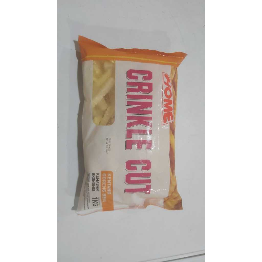 

Home Crinkle Cut 1kg (Kentang Crinkle Cut 1kg)