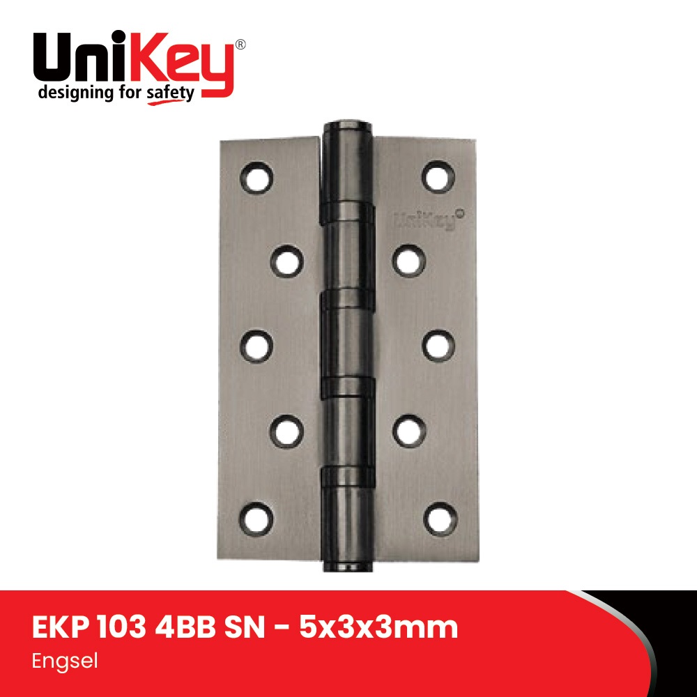 UniKey Steel Hinge EKP 103 5x3x3MM 4BB SN