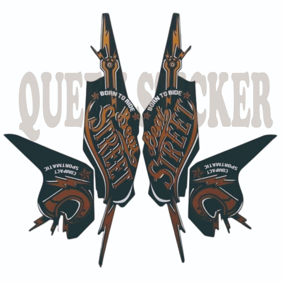 STICKER STRIPPING LIST BODY STANDART HONDA BEAT STREET 2019