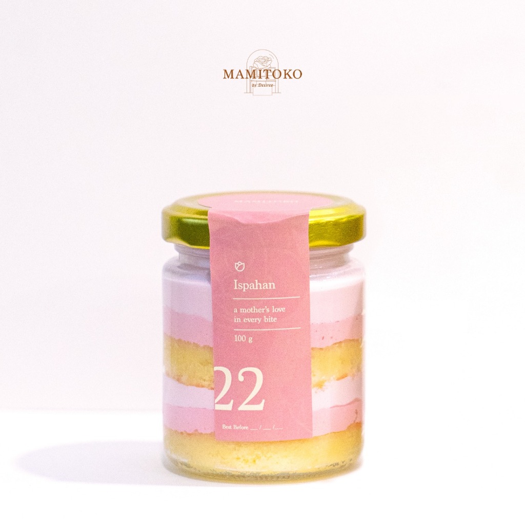 MAMITOKO - Ispahan Cake In Jar Reguler 100ml