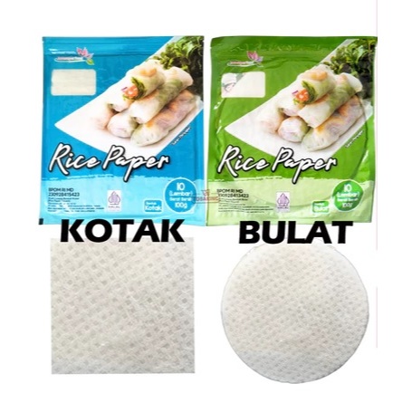 

Rice paper Kulit Lumpia Vietnam Spring Roll Banh Trang 10 lembar