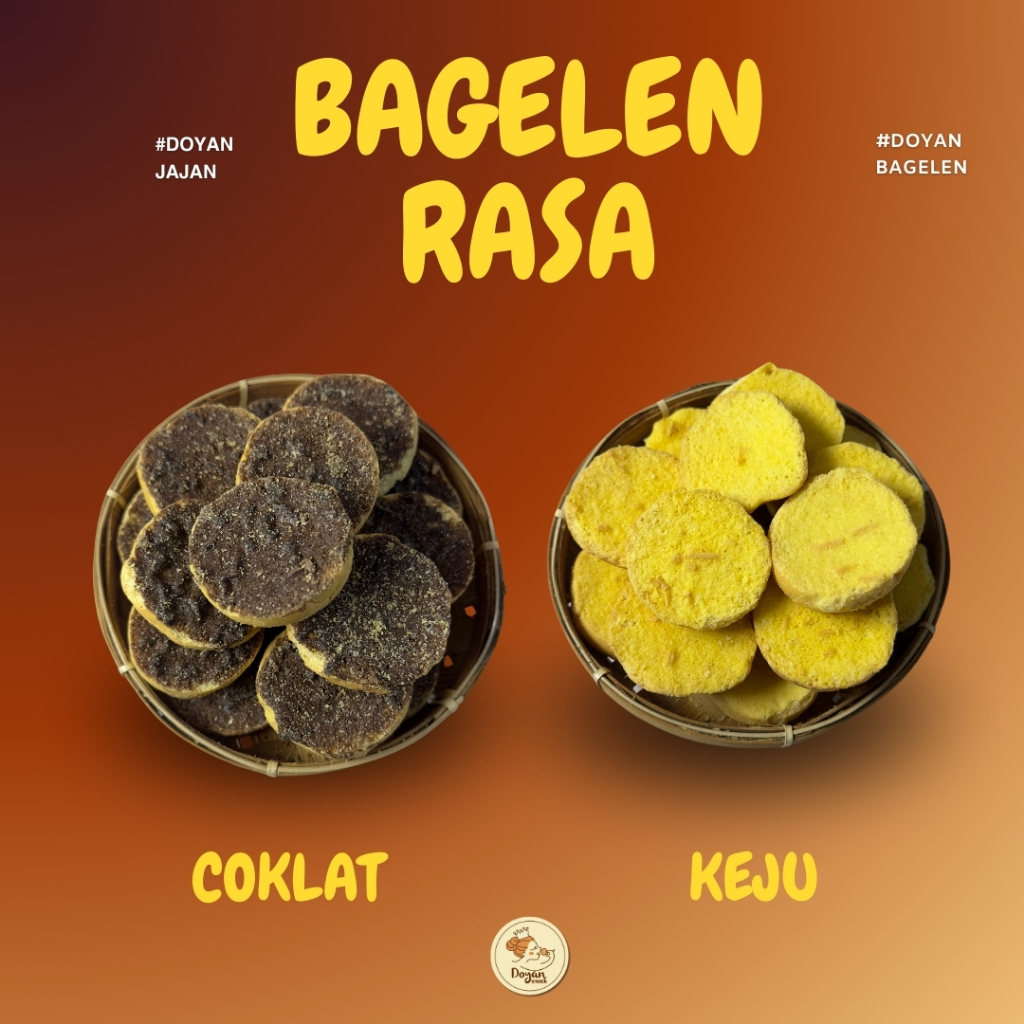 

BAGELEN COKLAT KEJU / BAGELEN COKLAT / BAGELEN KEJU 250GR