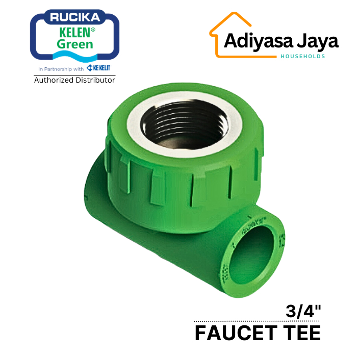 Female Thread Tee 3/4 (RUCIKA Kelen Green) / TDD PPR